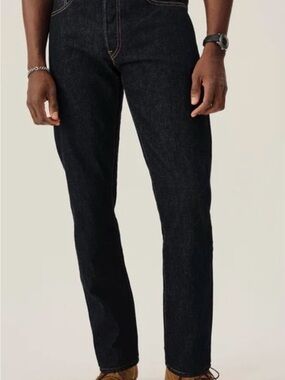NWT Buck Mason Maverick Slim Jeans
34x34 Dark Wash Made in USA